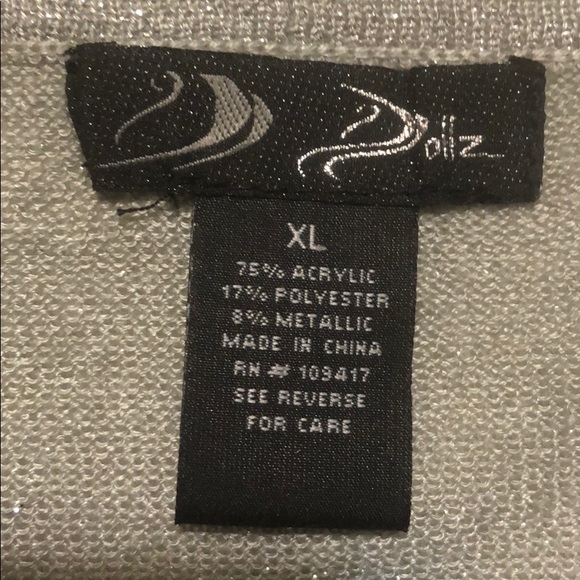 Dollz XL cardigan for women  gray - Picture 2 of 8